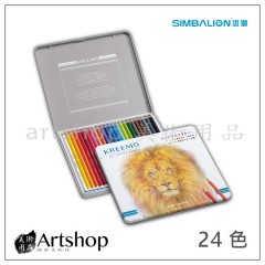 台灣 SIMBALION 雄獅 KREEMO 克里蒙油性彩色鉛筆 色鉛筆 24色